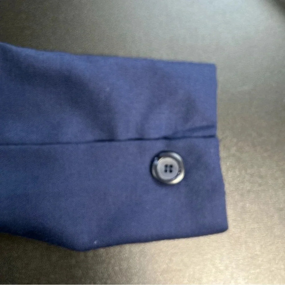 J. G. Hook Women’s Size 8 Vintage Navy Blue Wool‎ Blazer Double Breasted Career - Picture 5 of 13